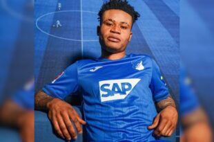 Nigerian striker, Gift Orban joins Hoffenheim from Lyon