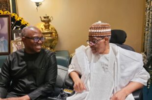 Peter Obi visits Babangida in Niger State