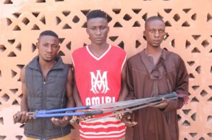 Police raid hotel, arrest ex-convict and two notorious armed robbers planning to burgle shop in Minna