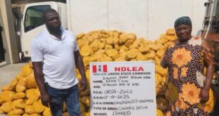 Popular Lagos fabric merchant arrest for drug trafficking (photos)