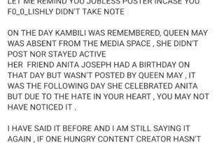 Rita Edochie slams those calling out May Yul-Edochie for not mourning her late son on social media on the second anniversary of his de@th