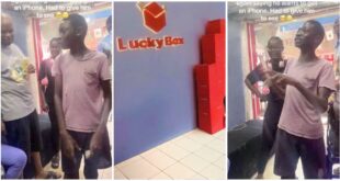 Schoolboy in Lagos buys new iPhone for only N400!