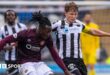 Hearts' Malachi Boateng and St Mirren's Mark O'Hara