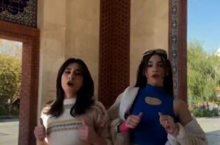 Teenage girls arrested for posting video of themselves dancing on Iranian war memorial