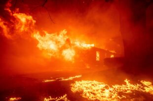 Two de@d in Los Angeles wildfires as residents flee their homes