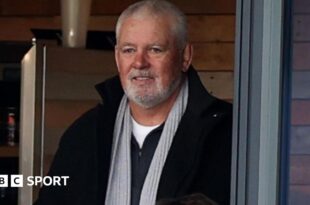 Warren Gatland at Rodney Parade