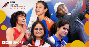 Nominees for BBC Indian Sportswoman of the Year award