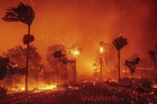 Wildfire death toll rises to 24 as Los Angeles set for more strong winds