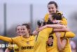 Wolverhampton Wanderers celebrate a goal against Cheltenham