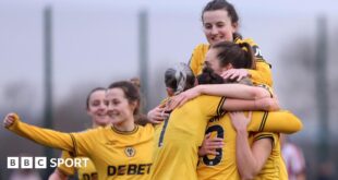 Wolverhampton Wanderers celebrate a goal against Cheltenham